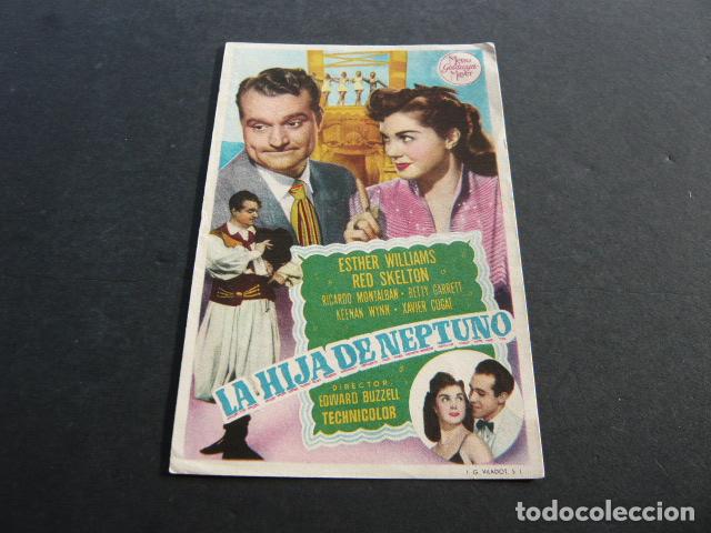 Cine: LA HIJA DE NEPTUNO PROGRAMA DE MANO SIN PUBLICIDAD - Foto 1