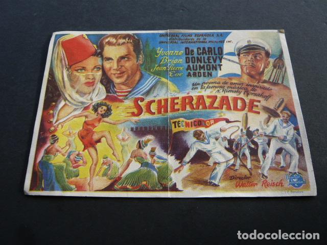 Cine: SCHEREZADE PROGRAMA DE MANO SIN PUBLICIDAD - Foto 1