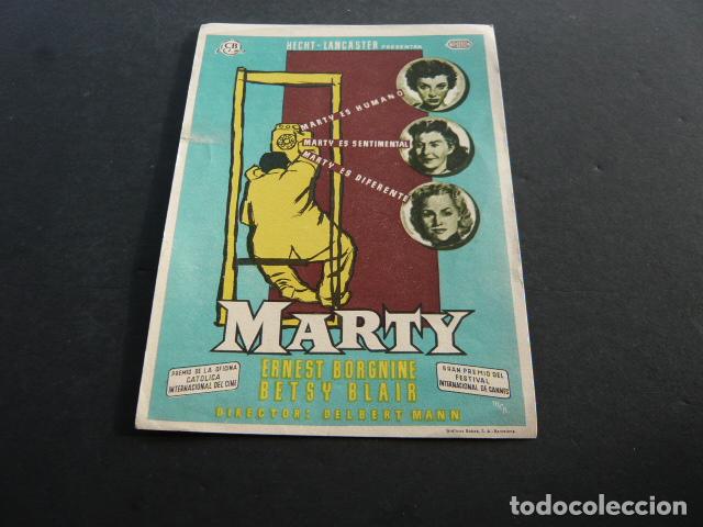 Cine: MARTY PROGRAMA DE MANO SIN PUBLICIDAD - Foto 1
