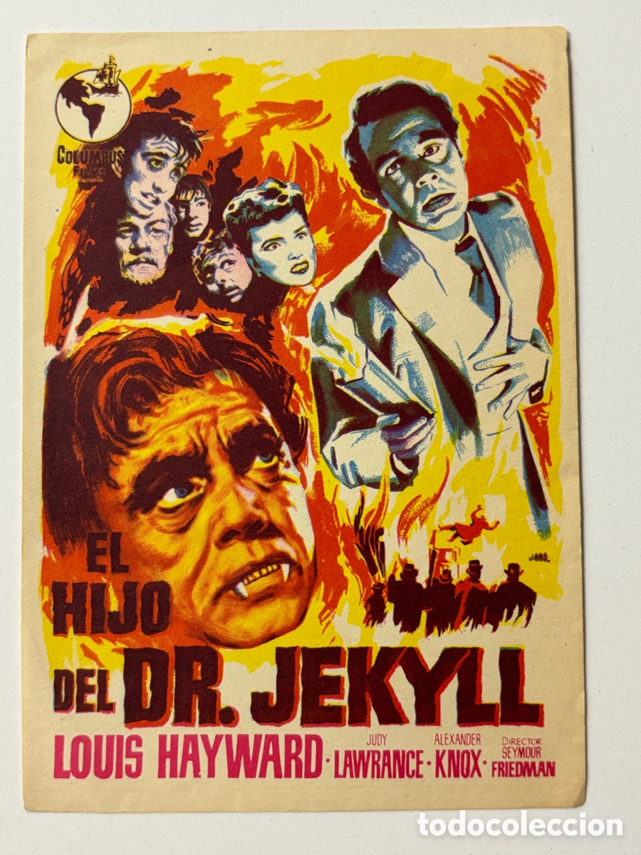 Cine: Programa el hijo del Dr Jekyll louis hayward A15 - Foto 1