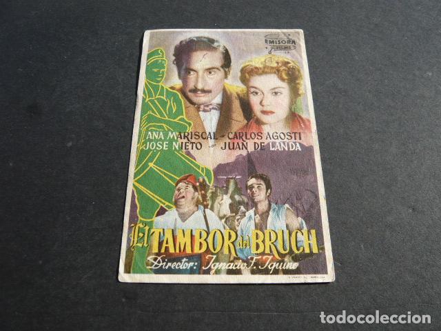 Cine: EL TAMBOR DEL BRUCH PROGRAMA DE MANO CON PUBLICIDAD GRAN TEATRO - Foto 1