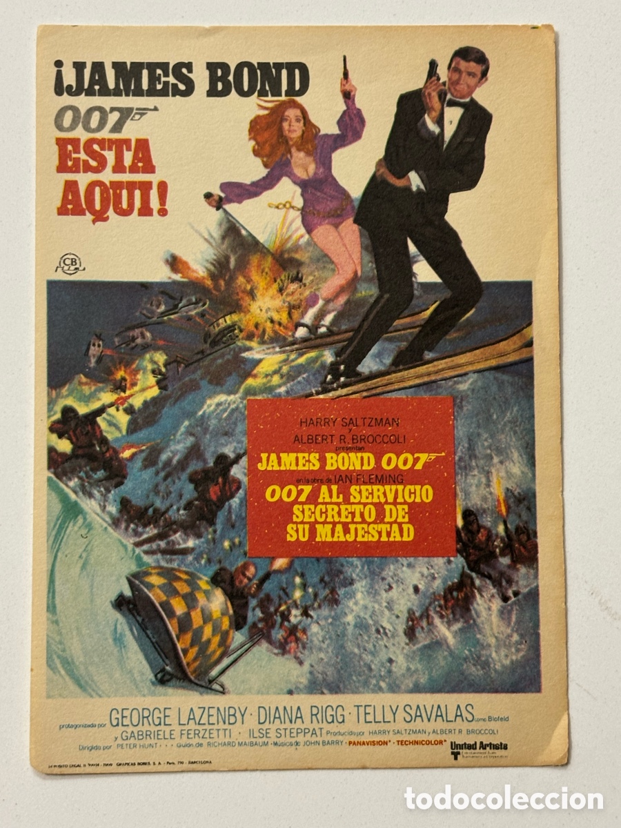 Cine: Programa james bond 007 al serv&iacute;cio secreto de su majestad A15G - Foto 1