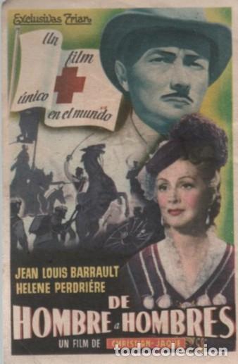 Cine: PROGRAMA DE CINE: DE HOMBRE A HOMBRES PC-10454 - Foto 1