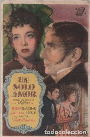 Cine: PROGRAMA DE CINE: UN SOLO AMOR PC-10462 - Foto 1
