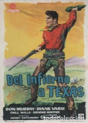 Cine: PROGRAMA DE CINE: DEL INFIERNO A TEXAS PC-10471 - Foto 1