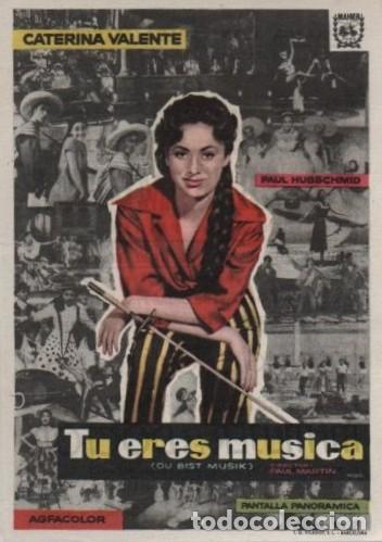 Cine: PROGRAMA DE CINE: TU ERES M&Uacute;SICA PC-10475 - Foto 1