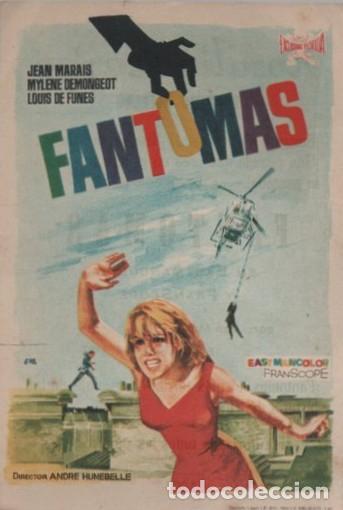 Cine: PROGRAMA DE CINE: FANTOMAS PC-10479 - Foto 1