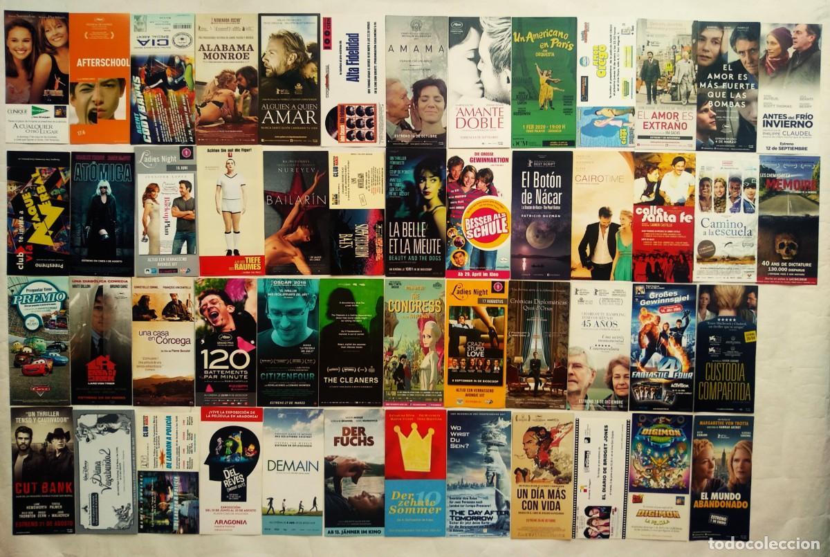 Cine: 50 PROGRAMAS DE CINE, 10 X 15 cms. 15 dobles. LOTE N&ordm; B-01. - Foto 1