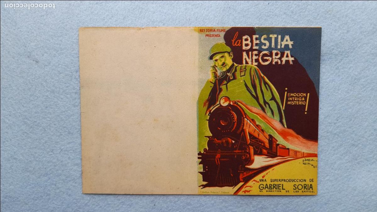 Cine: La Bestia Negra. Programa Doble. A&ntilde;os 40. - Foto 2
