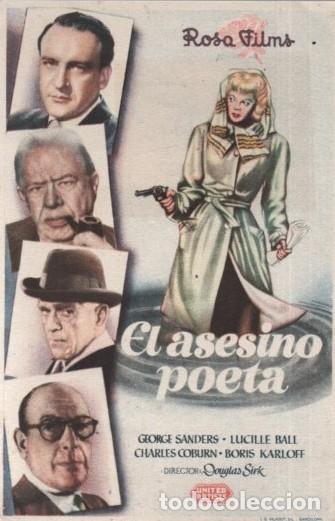 Cine: PROGRAMA DE CINE: EL ASESINO POETA PC-10493 - Foto 1