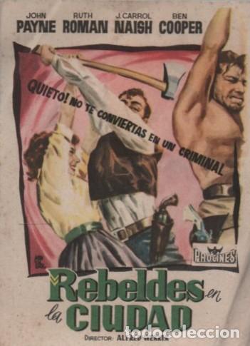 Cine: PROGRAMA DE CINE: REBELDES EN LA CIUDAD PC-10494 - Foto 1