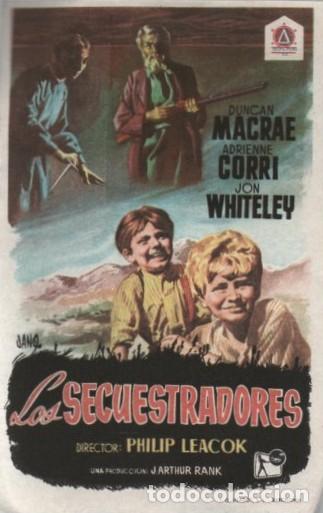 Cine: PROGRAMA DE CINE: LOS SECUESTRADORES PC-10499 - Foto 1