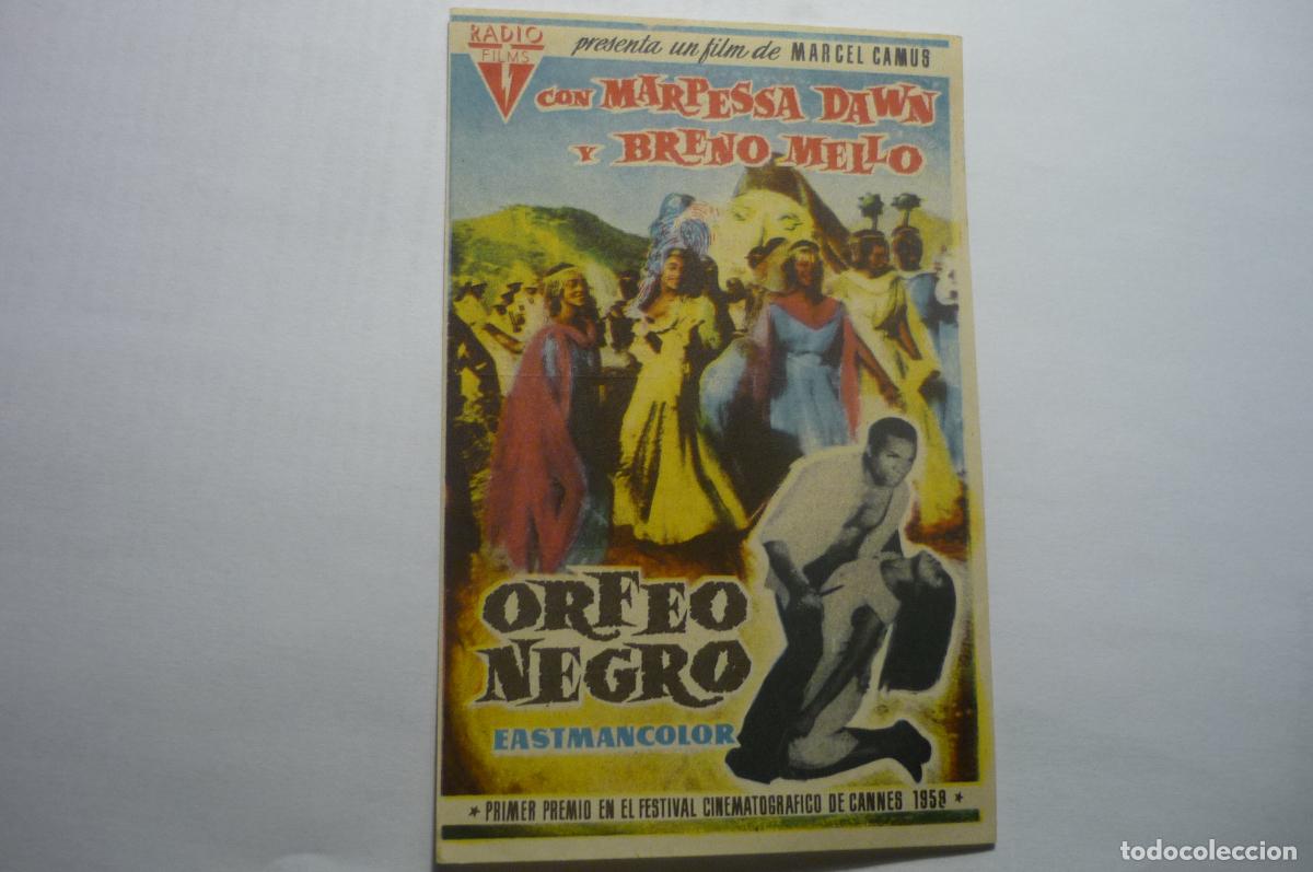 Cine: programa orfeo negro .-publicidad serra .-mataro - Foto 1