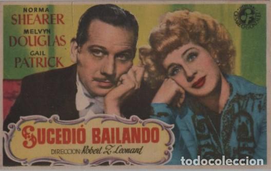 Cine: PROGRAMA DE CINE: SUCEDI&Oacute; BAILANDO PC-10505 ,5 - Foto 1