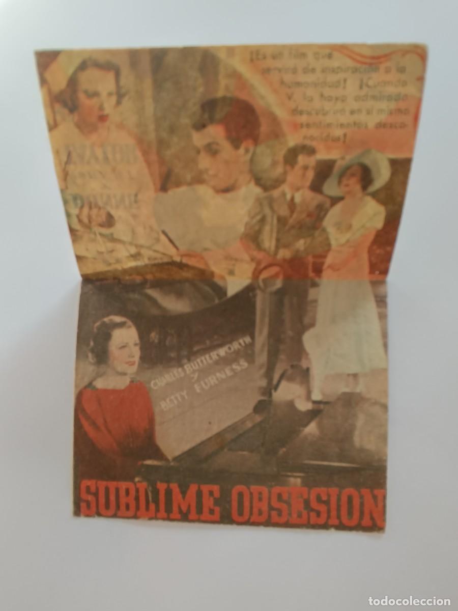 Cine: PROGRAMA DE CINE SUBLIME OBSESION MODELO PEQUE&Ntilde;O - Foto 2