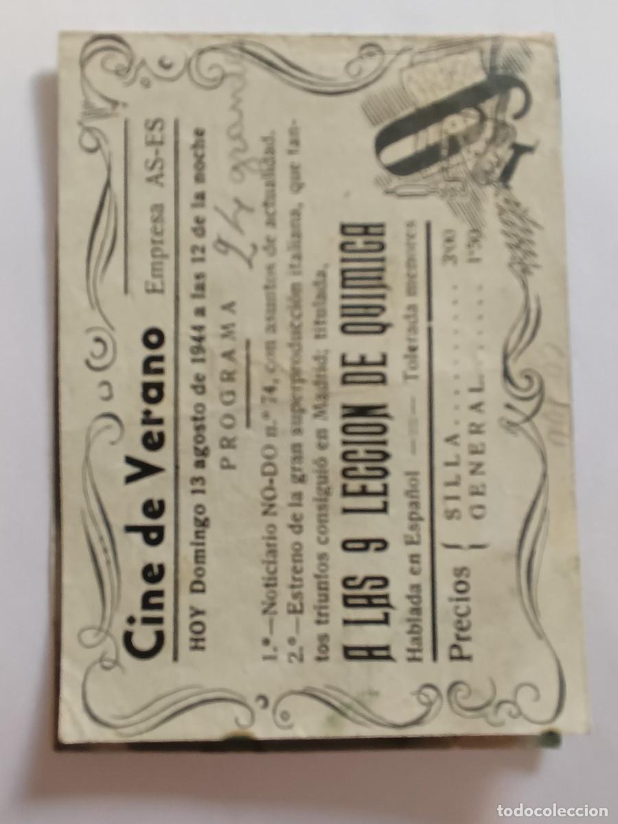 Cine: PROGRAMA DE CINE A LAS 9 LECCION DE QUIMICA - Foto 2
