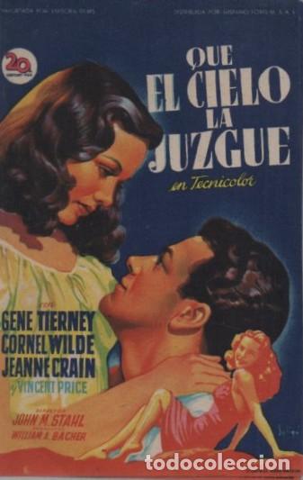 Cine: PROGRAMA DE CINE: EL CIELO LA JUZGUE PC-10518 ,3 - Foto 1