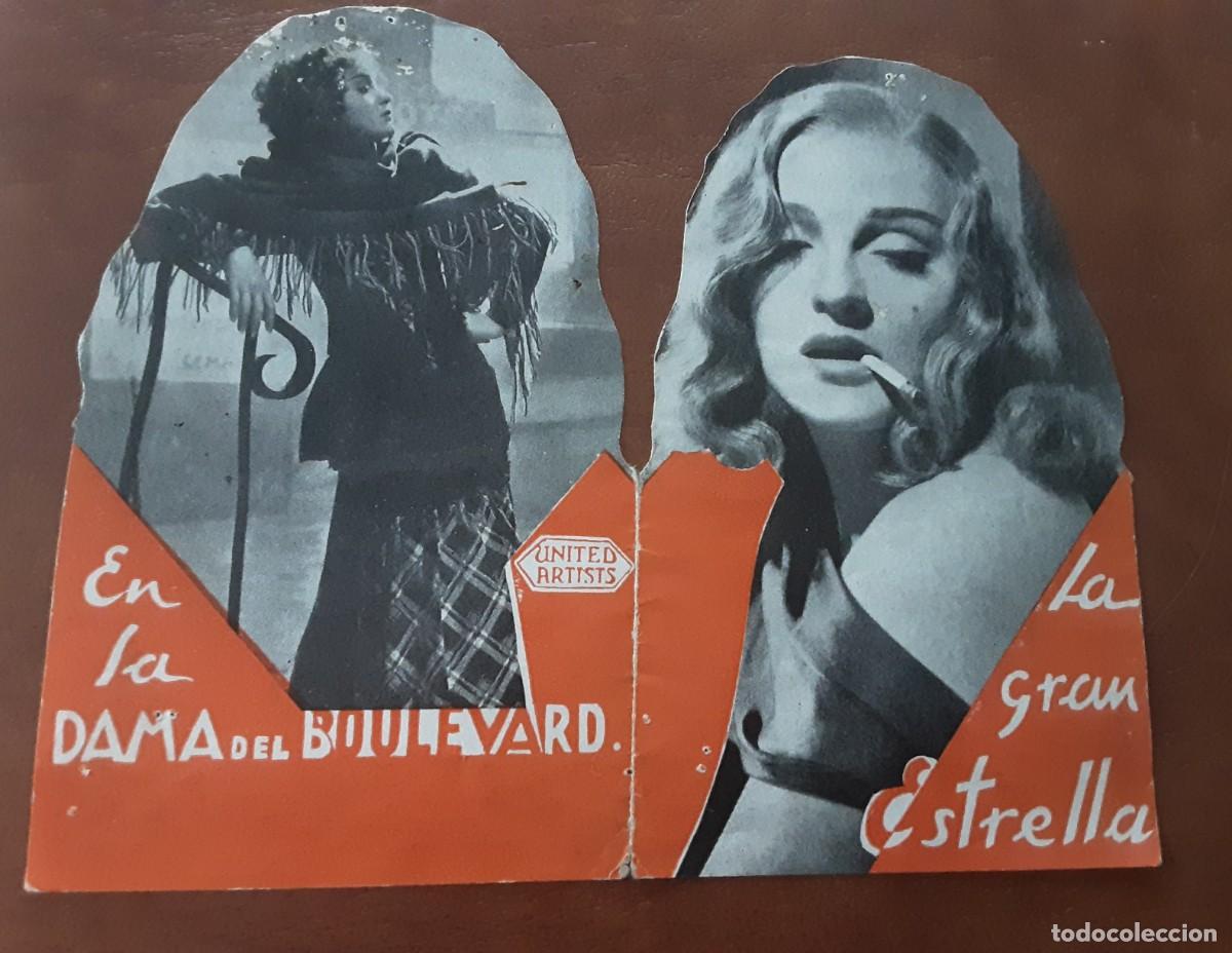 Cine: La dama del Boulevard, programa troquelado a&ntilde;os treinta - Foto 2