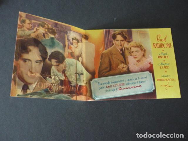 Cine: SHERLOCK HOLMES EN WASHINGTON PROGRAMA DE MANO DOBLE SIN PUBLICIDAD - Foto 2