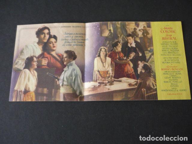 Cine: LA GITANA Y EL REY PROGRAMA DE MANO DOBLE SIN PUBLICIDAD - Foto 2