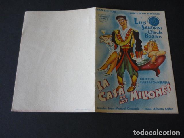 Cine: LA CASA DE LOS MILLONES PROGRAMA DE MANO DOBLE SIN PUBLICIDAD - Foto 1