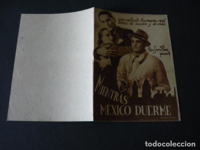 Cine: MIENTRAS MEXICO DUERME PROGRAMA DE MANO DOBLE SIN PUBLICIDAD - Foto 1