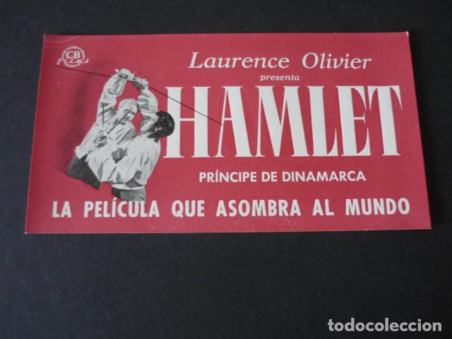 Cine: HAMLET PROGRAMA DE MANO SIN PUBLICIDAD - Foto 1