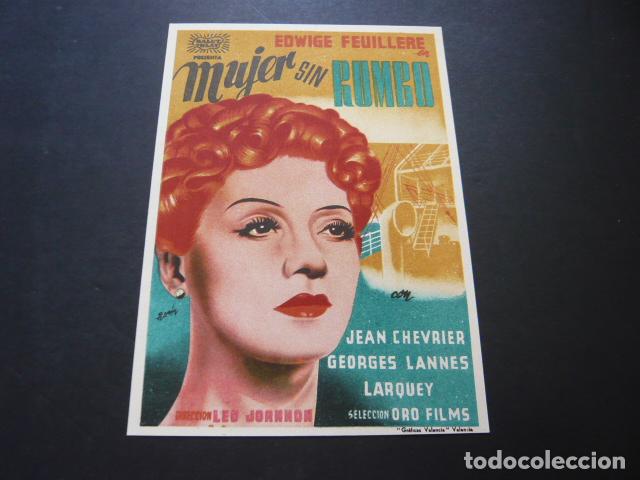 Cine: MUJER SIN RUMBO PROGRAMA DE MANO SIN PUBLICIDAD - Foto 1