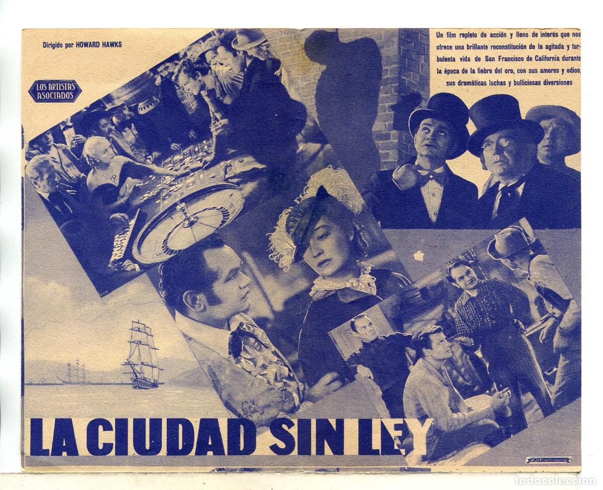 Cine: LA CIUDAD SIN LEY, con Edward G. Robinson. - Foto 2