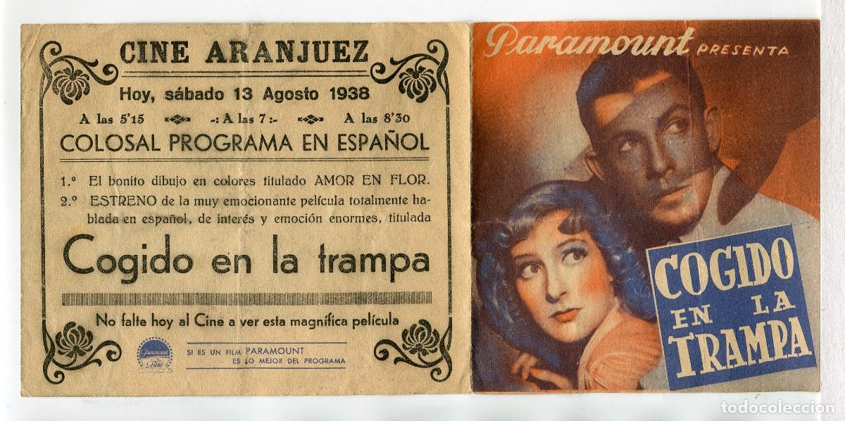 Cine: COGIDO EN LA TRAMPA, con George Murphy. - Foto 1