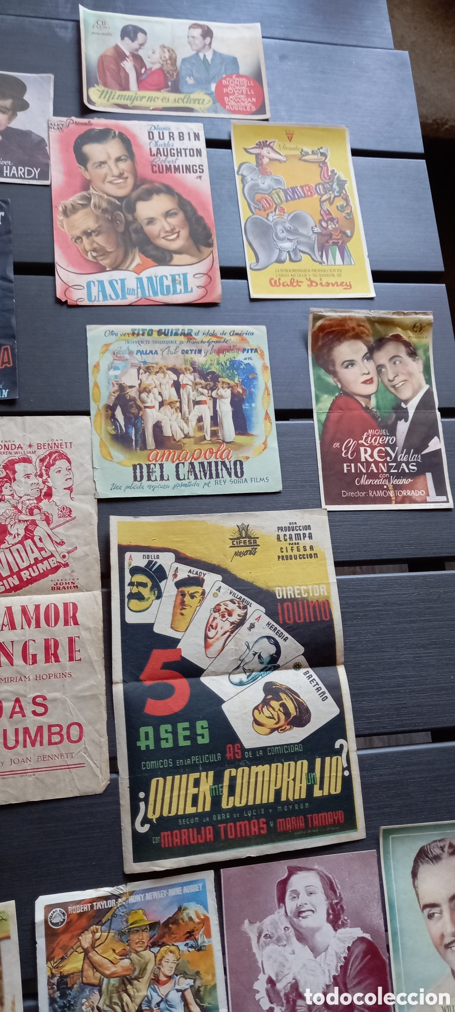 Cine: LOTE CROMOS PROGRAMA DE CINE DE MANO - Foto 6