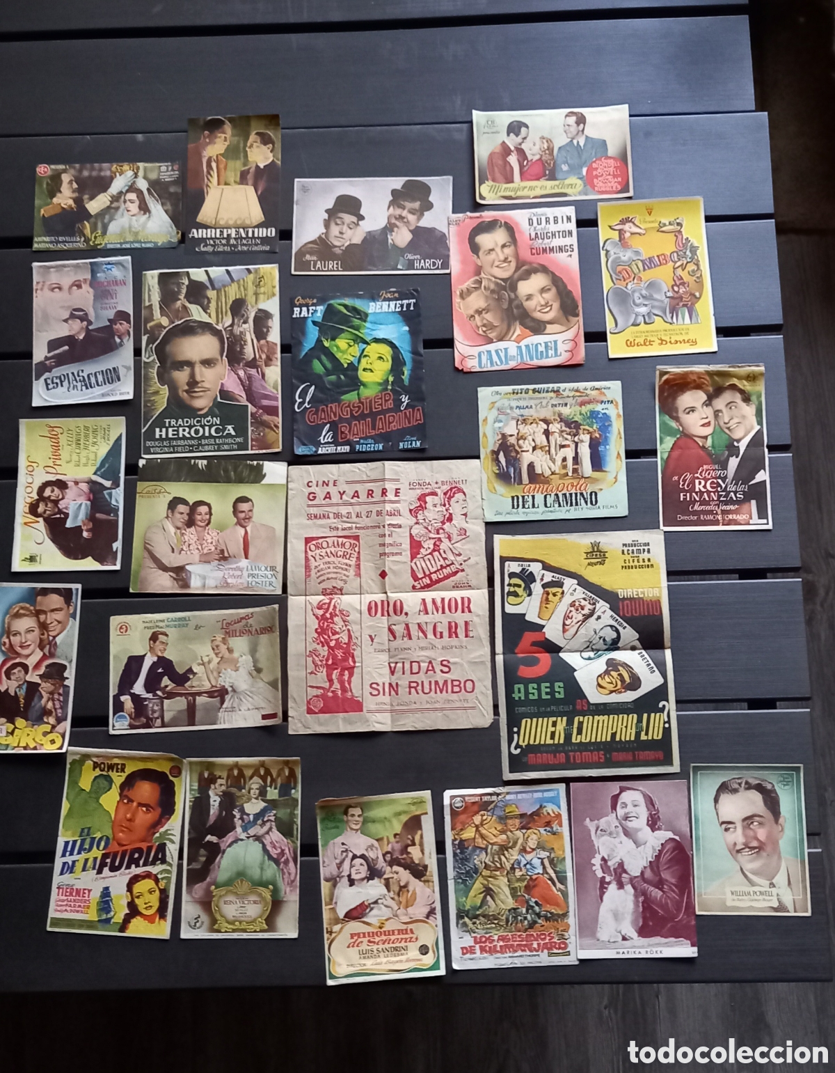 Cine: LOTE CROMOS PROGRAMA DE CINE DE MANO - Foto 1