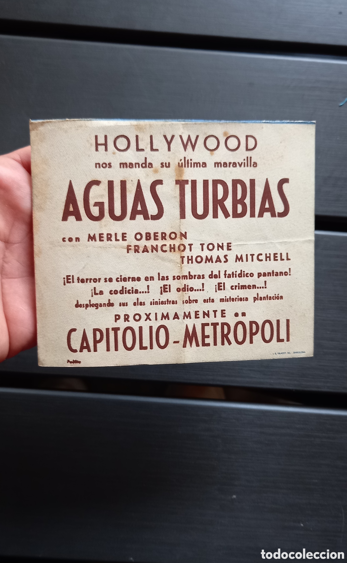 Cine: PROGRAMA TROQUELADO DE CINE AGUAS TURBIAS - Foto 2