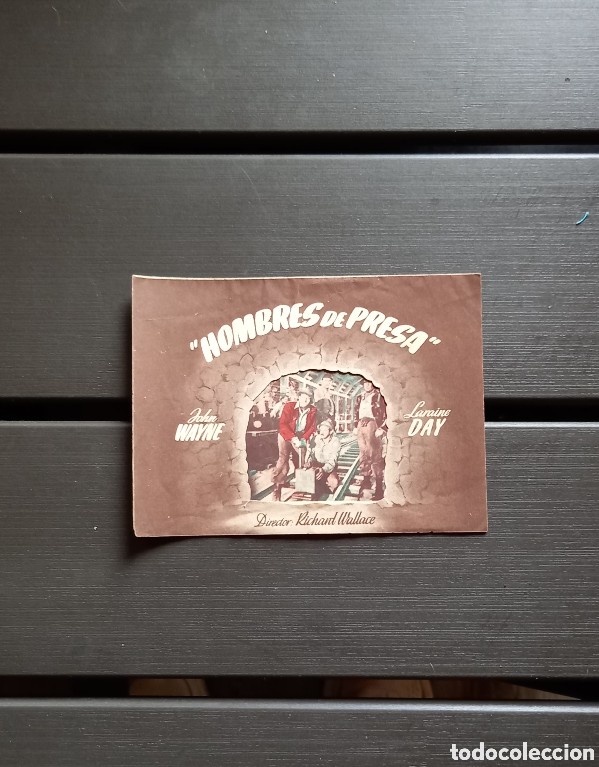 Cine: ANTIGUO PROGRAMA DE CINE HOMBRES DE PRESA - Foto 1