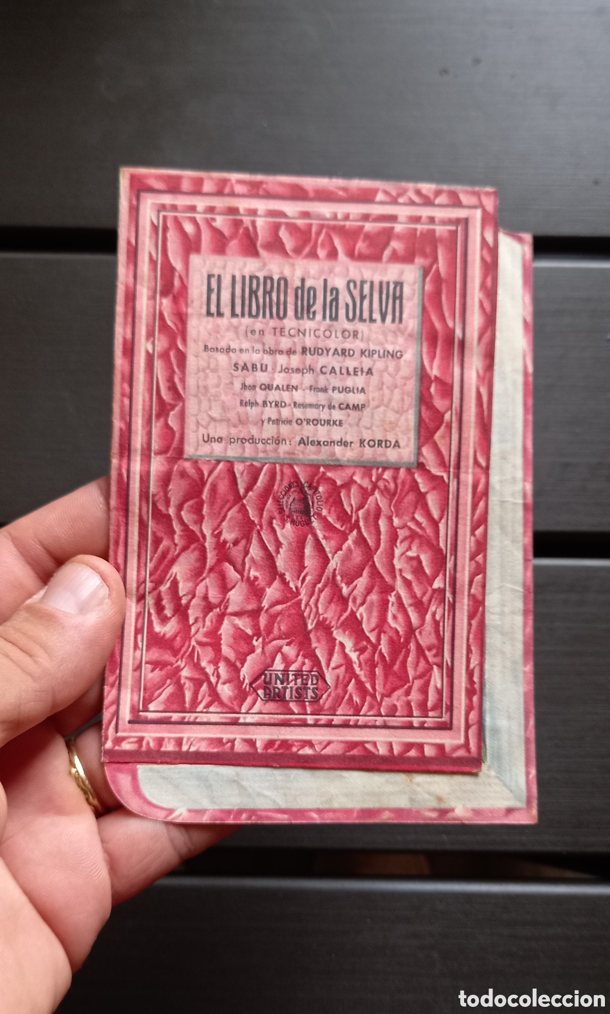 Cine: ANTIGUO PROGRAMA DE CINE EL LIBRO DE LA SELVA - Foto 6