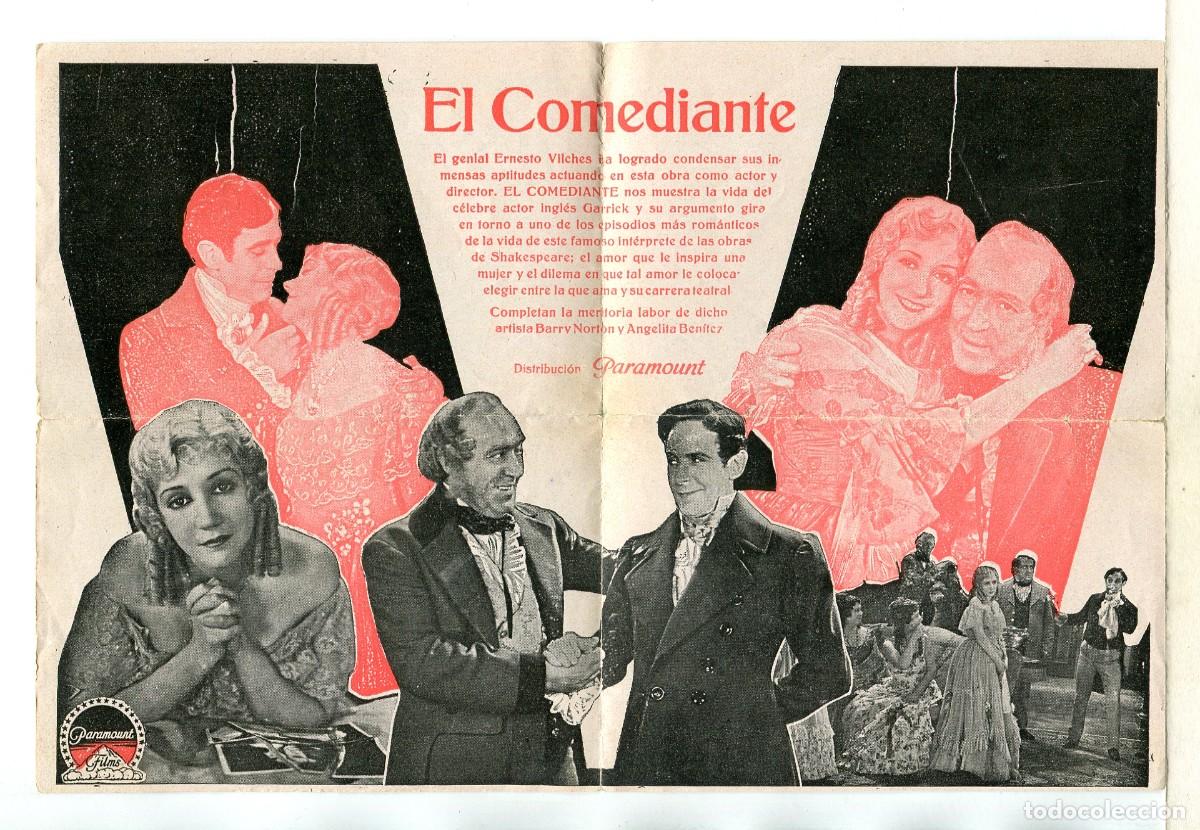 Cine: EL COMEDIANTE, con Ernesto Vilches. - Foto 1