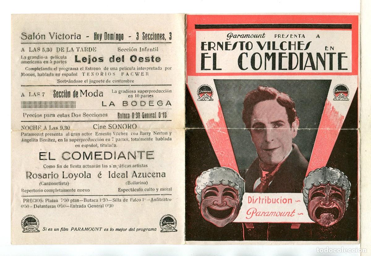 Cine: EL COMEDIANTE, con Ernesto Vilches. - Foto 2