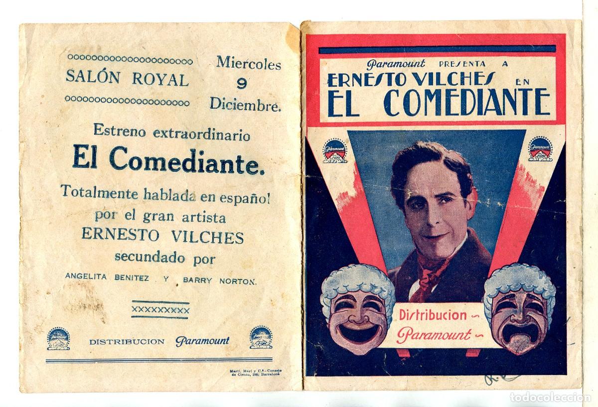 Cine: EL COMEDIANTE, con Ernesto Vilches. - Foto 2