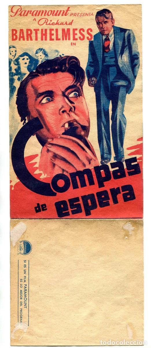 Cine: COMPAS DE ESPERA, con RICHARD BARTHEMESS. - Foto 1