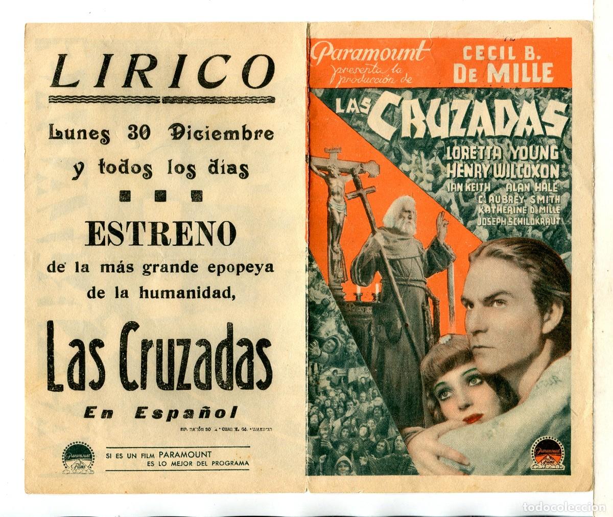 Cine: LAS CRUZADAS, con Loretta Young. - Foto 1
