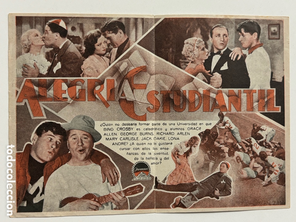 Cine: Programa alegr&iacute;a estudiantil Bing crosby A16 - Foto 2