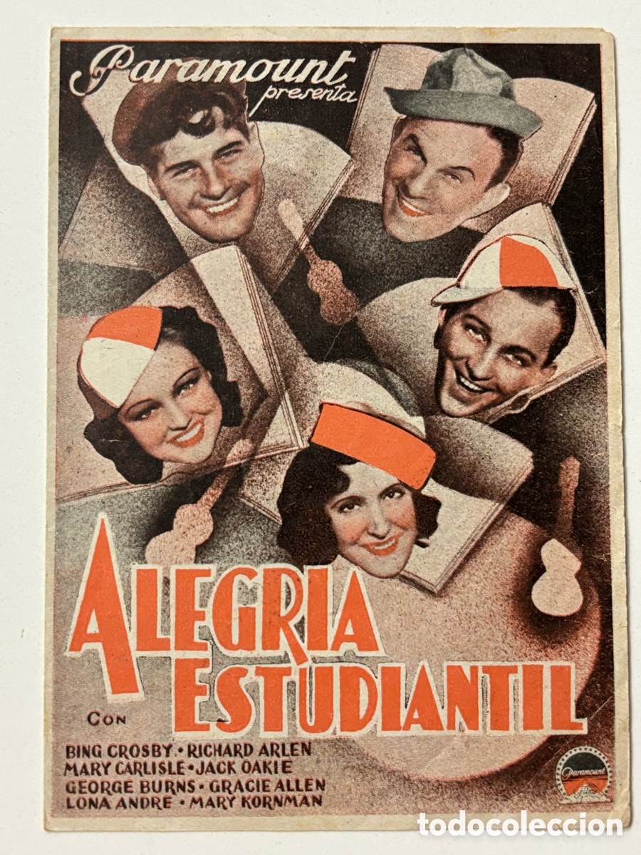 Cine: Programa alegr&iacute;a estudiantil Bing crosby A16 - Foto 1