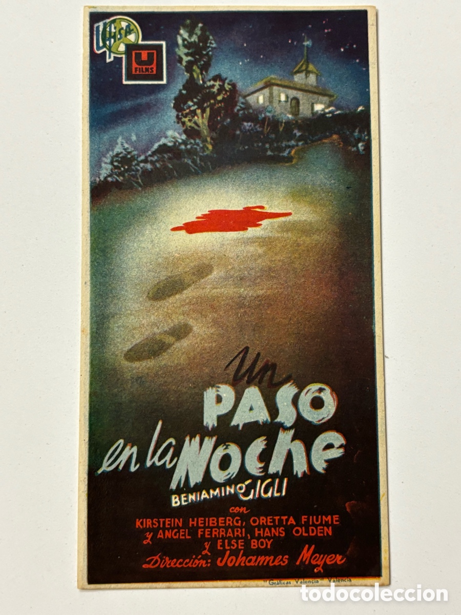 Cine: Programa un paso en la noche Beniamino Gigli A16 - Foto 1