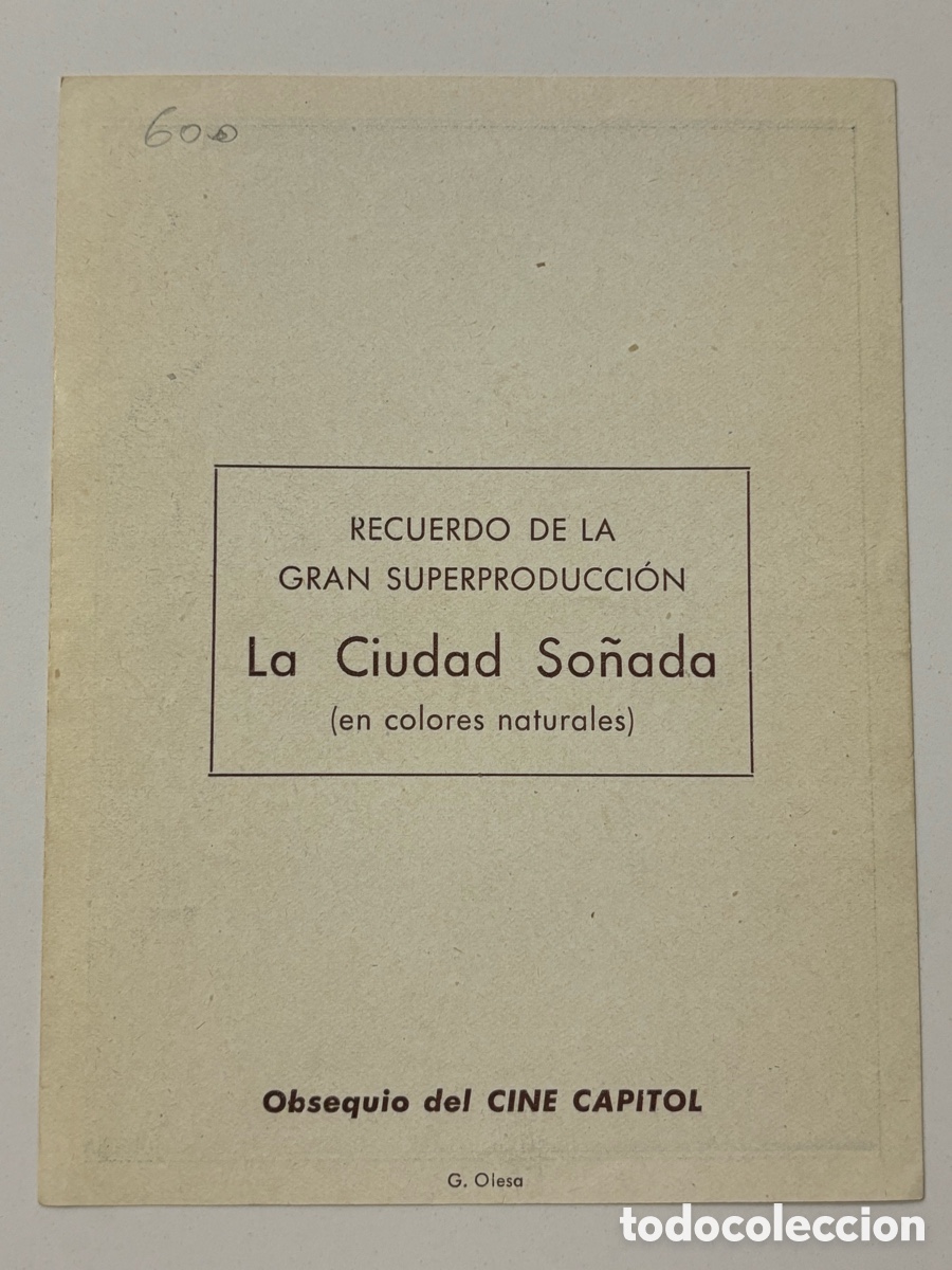 Cine: Programa la ciudad so&ntilde;ada Cristina S&ouml;derbaum con publicidad cine capitol A16 - Foto 2