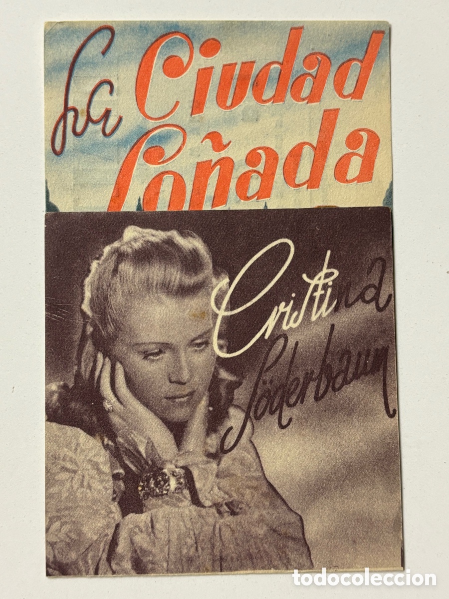 Cine: Programa la ciudad so&ntilde;ada Cristina S&ouml;derbaum con publicidad cine Rialto Valencia A16 - Foto 1