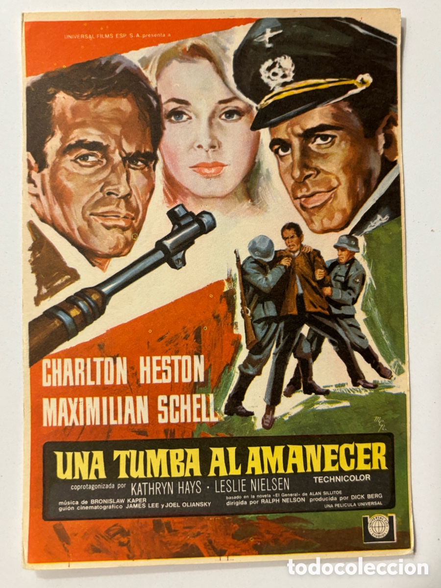 Cine: Programa tumba al amanecer Charlton heston A16 - Foto 1
