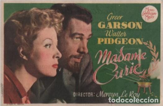 Cine: PROGRAMA DE CINE: MADAME CURIE PC-10533 - Foto 1