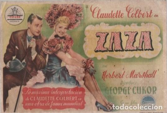 Cine: PROGRAMA DE CINE: ZAZA PC-10537 - Foto 1