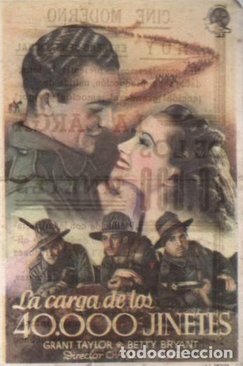 Cine: PROGRAMA DE CINE: LA CARGA DE LOS 40.000 JINETES PC-10545 - Foto 1