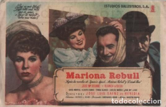 Cine: PROGRAMA DE CINE: MARIONA REBULL PC-10551 - Foto 1